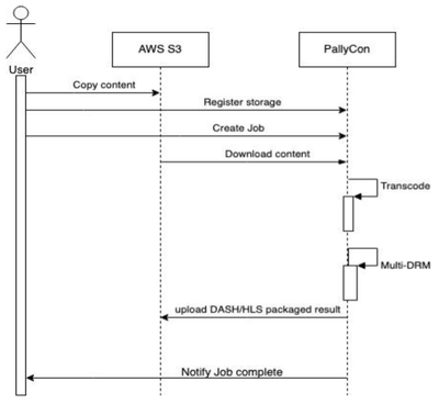 Processes to apply DRM only