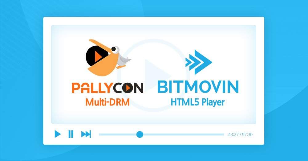 PallyCon blog Integration with bitmovin html5 player